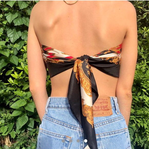 100% silk scarf - Picture 4 of 4